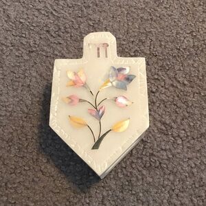 Floral Inlay Decorative Box